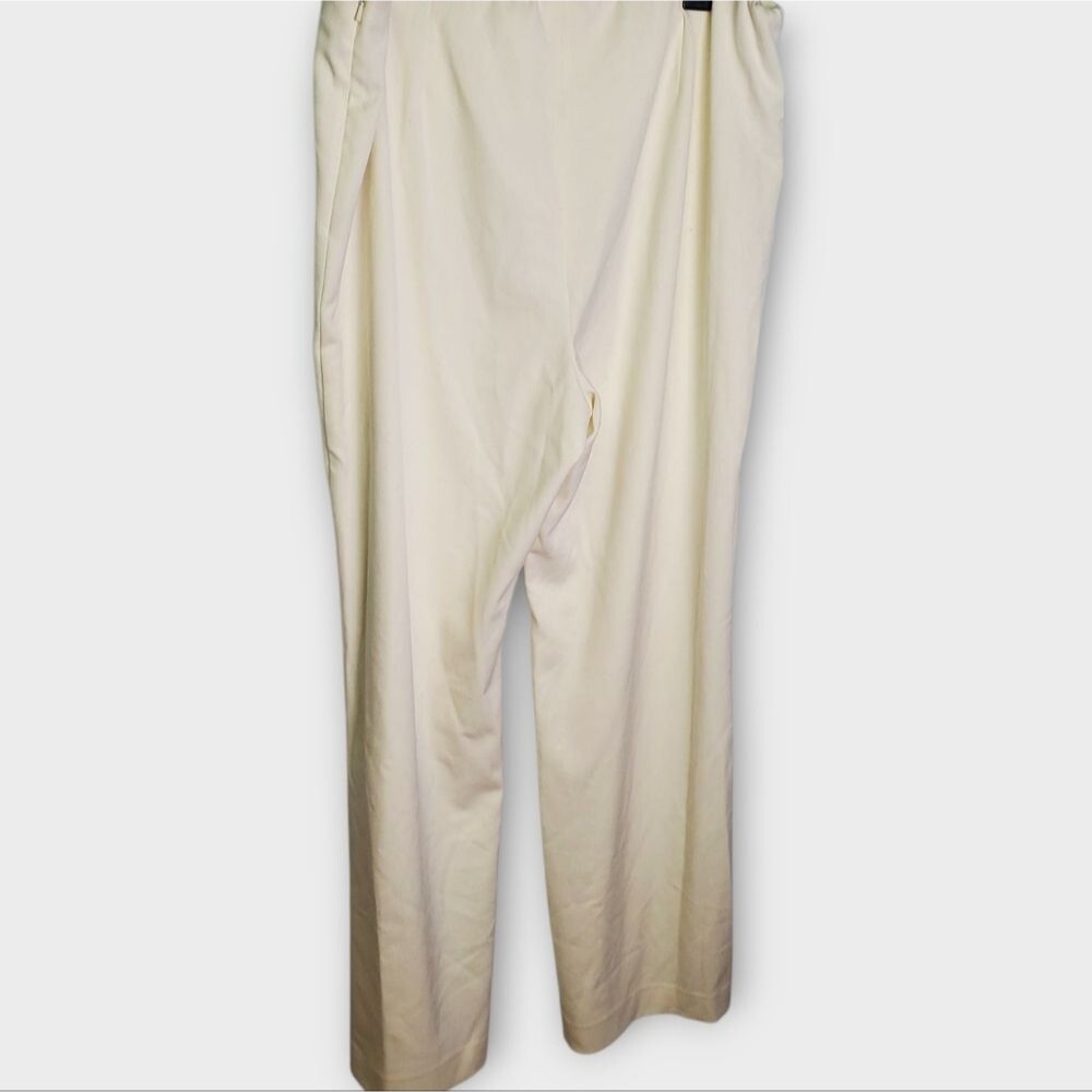 Nic+Zoe Pull-On Cream Wide Leg Pants Size 18 - Picture 3 of 7